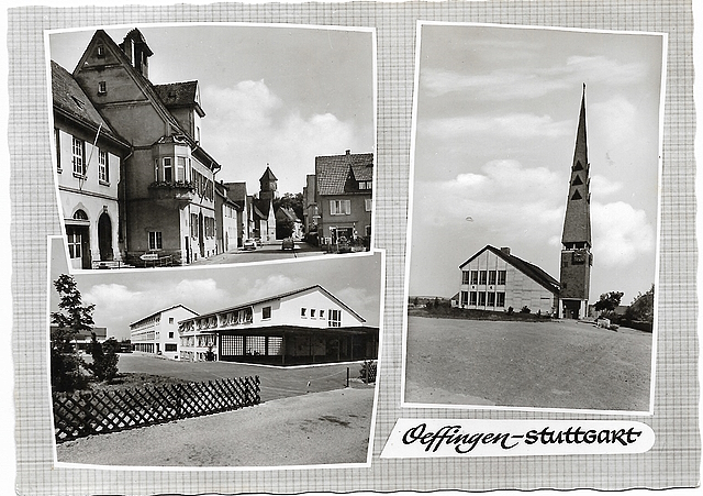Archiv Heimatverein Oeffingen - Postkarte Schillerschule 1965